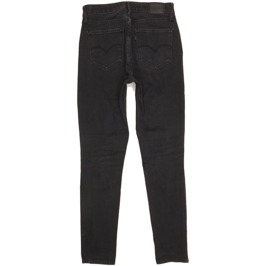 Levi's 721 Black Skinny Slim Stretch Jeans High Waisted W28 L30