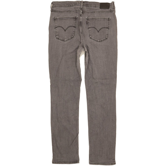 Levi's 724 Grey Straight Slim Stretch Jeans High Waisted W32 L31