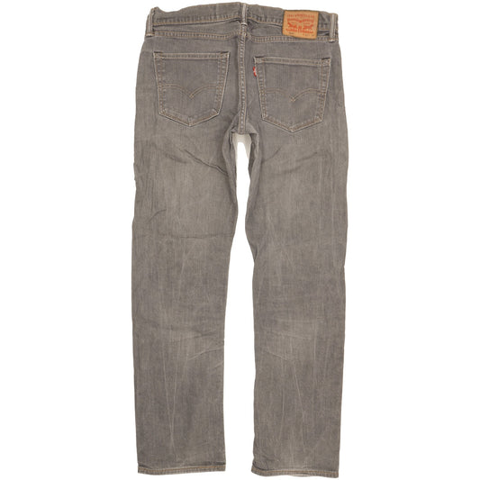 Levi's 504 Men Grey Straight Regular Jeans W32 L31