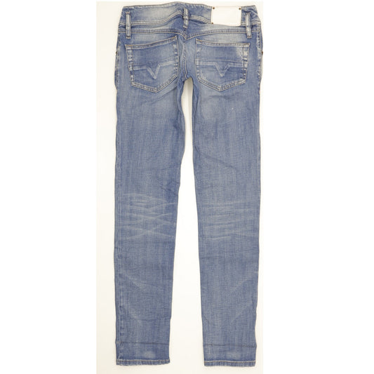 Diesel Matic Women Blue Tapered Slim Stretch Jeans W27 L32