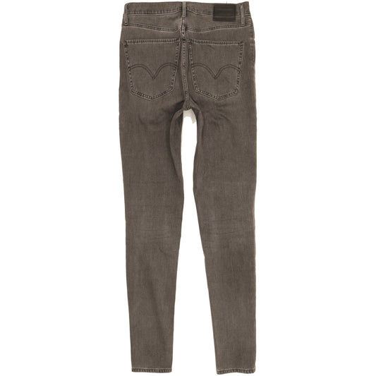 Levi's Mile Grey Skinny Slim Stretch Jeans High Waisted W29 L32