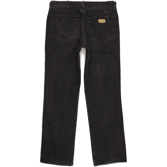 Wrangler Alaska Men Black Straight Regular Jeans W34 L31