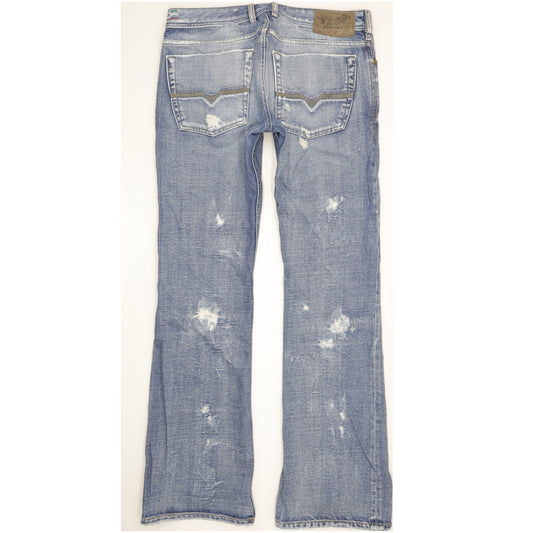 Diesel Zathan Men Blue Bootcut Regular Jeans W31 L34