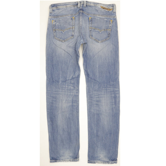 Diesel Safado Men Blue Straight Regular Stretch Jeans W33 L32