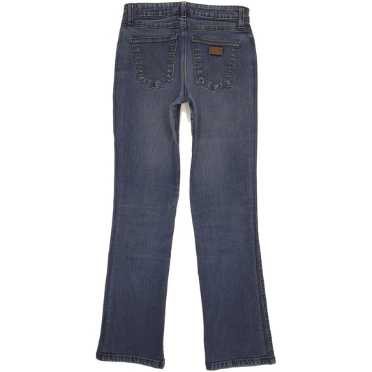 Wrangler Curved Women Blue Bootcut Slim Stretch Jeans W29 L31