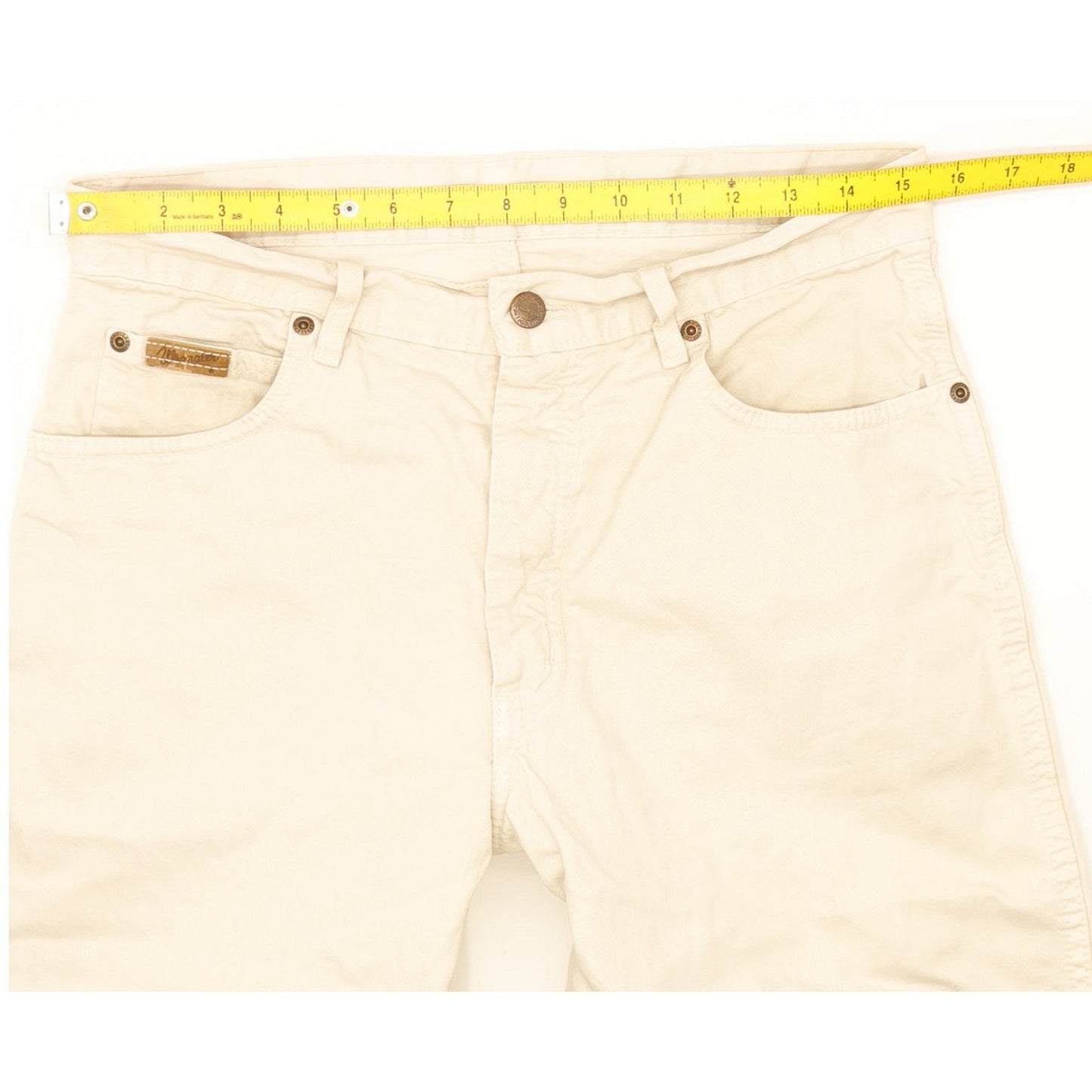 Wrangler Utah Men Beige Tapered Relaxed Jeans W31 L31
