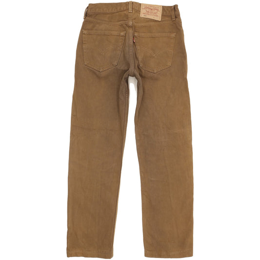 Levi's 501 Made in USA Men Brown Straight Regular Jeans W31 L28
