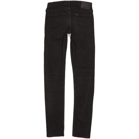 Lee Luke Men Black Skinny Slim Stretch Jeans W28 L34