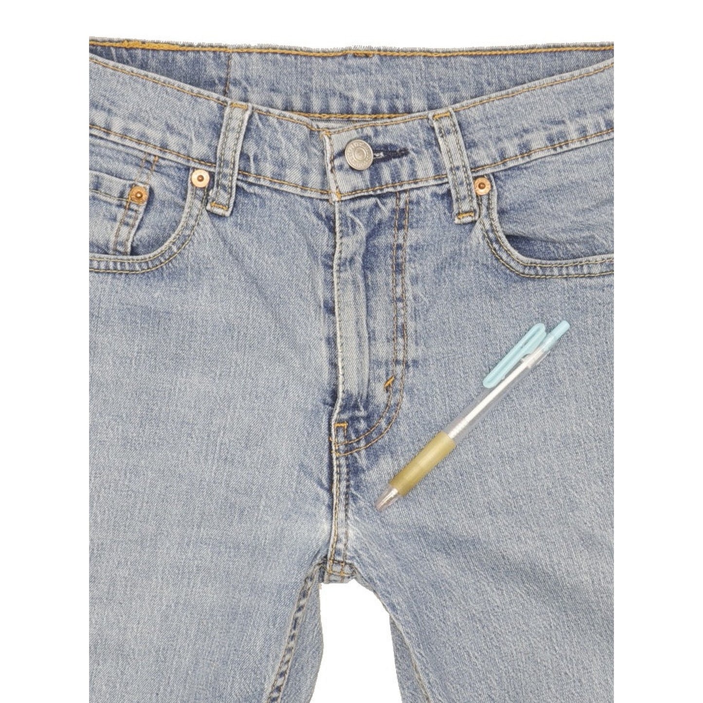 Levi's 502 Hi-Bll Men Blue Tapered Regular Stretch Jeans W29 L29