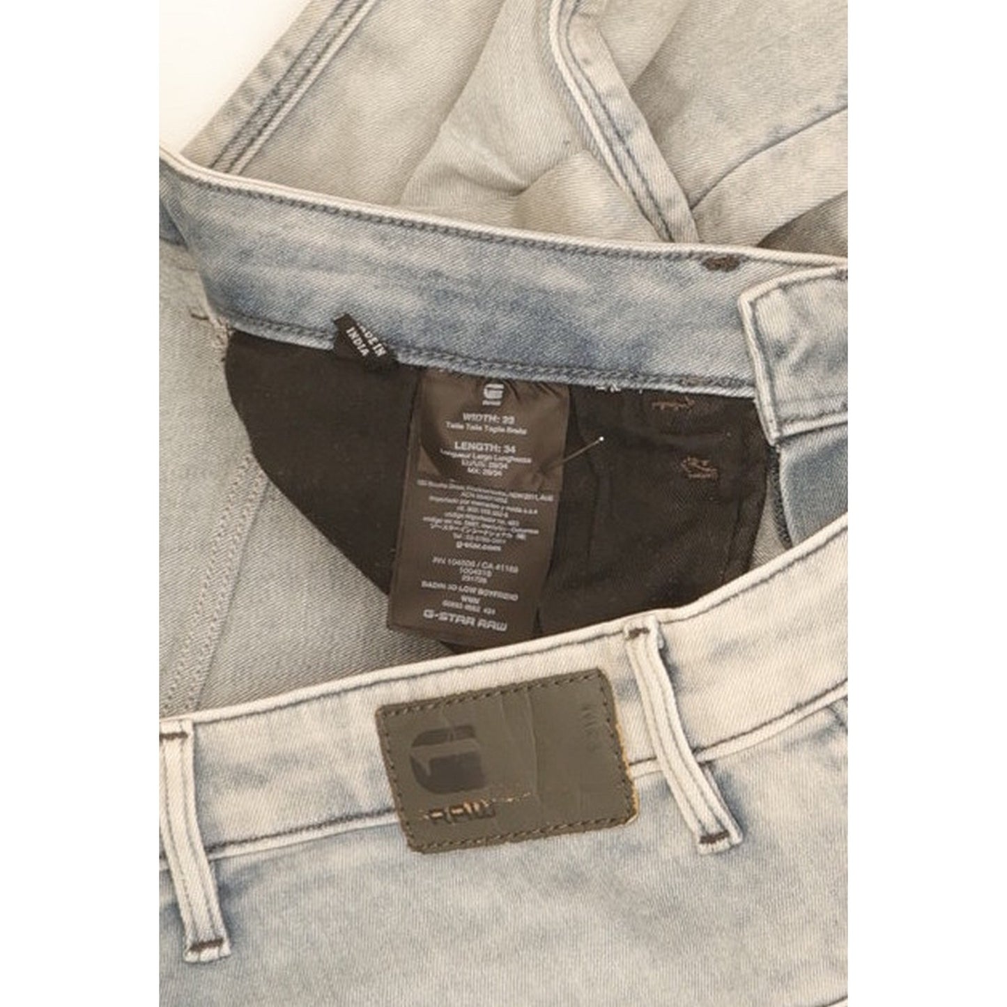 G-Star Dadin 3D Women Blue Skinny Slim Boyfriend Stretch Jeans W28 L34