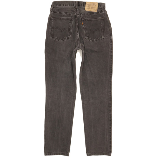 Levi's 613 Women Black Tapered Regular Jeans W28 L28