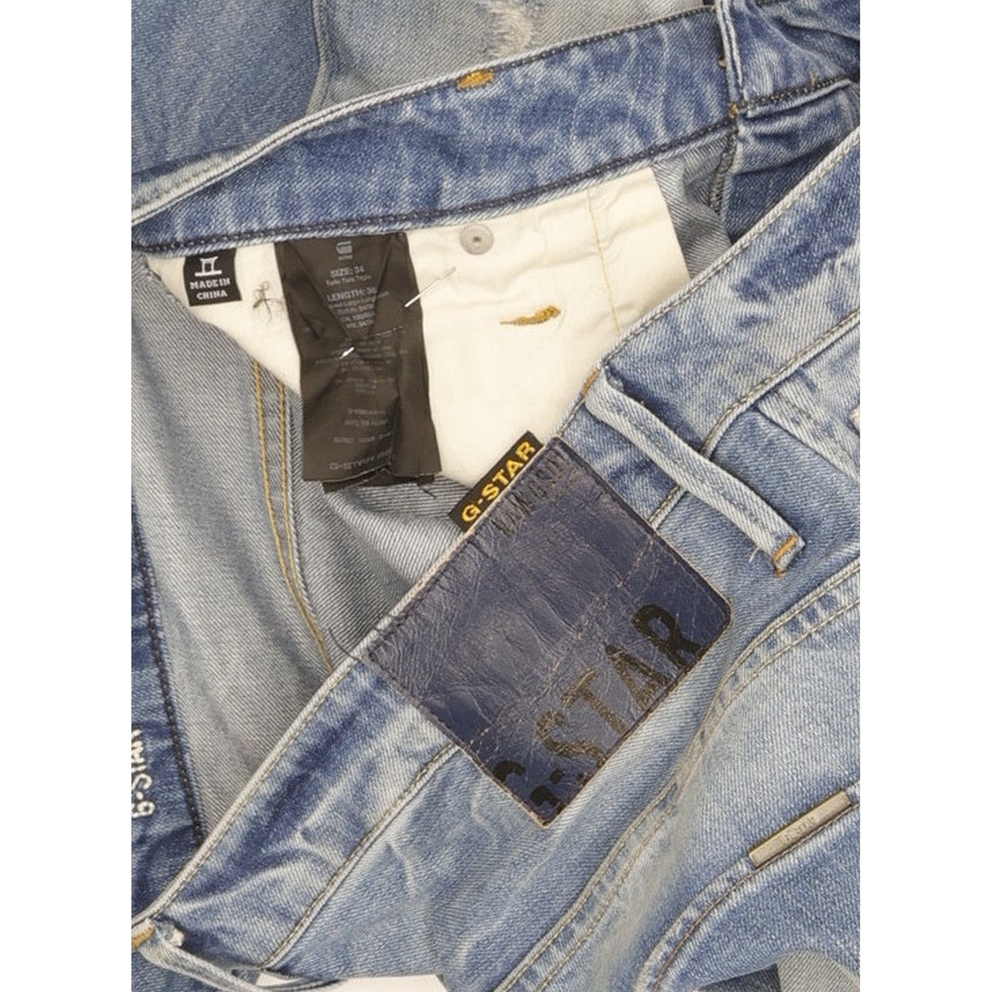 G-Star Arc 3D Men Blue Straight Slim Jeans W34 L36