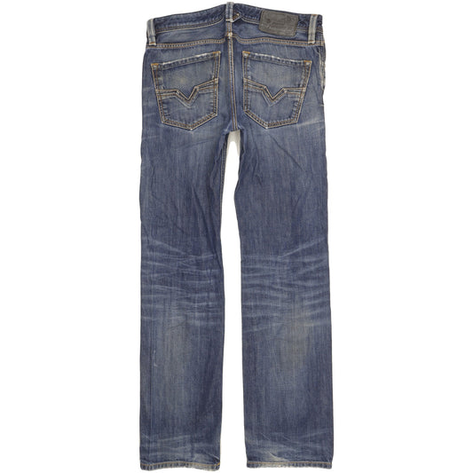 Diesel Larke Men Blue Straight Regular Jeans W30 L32