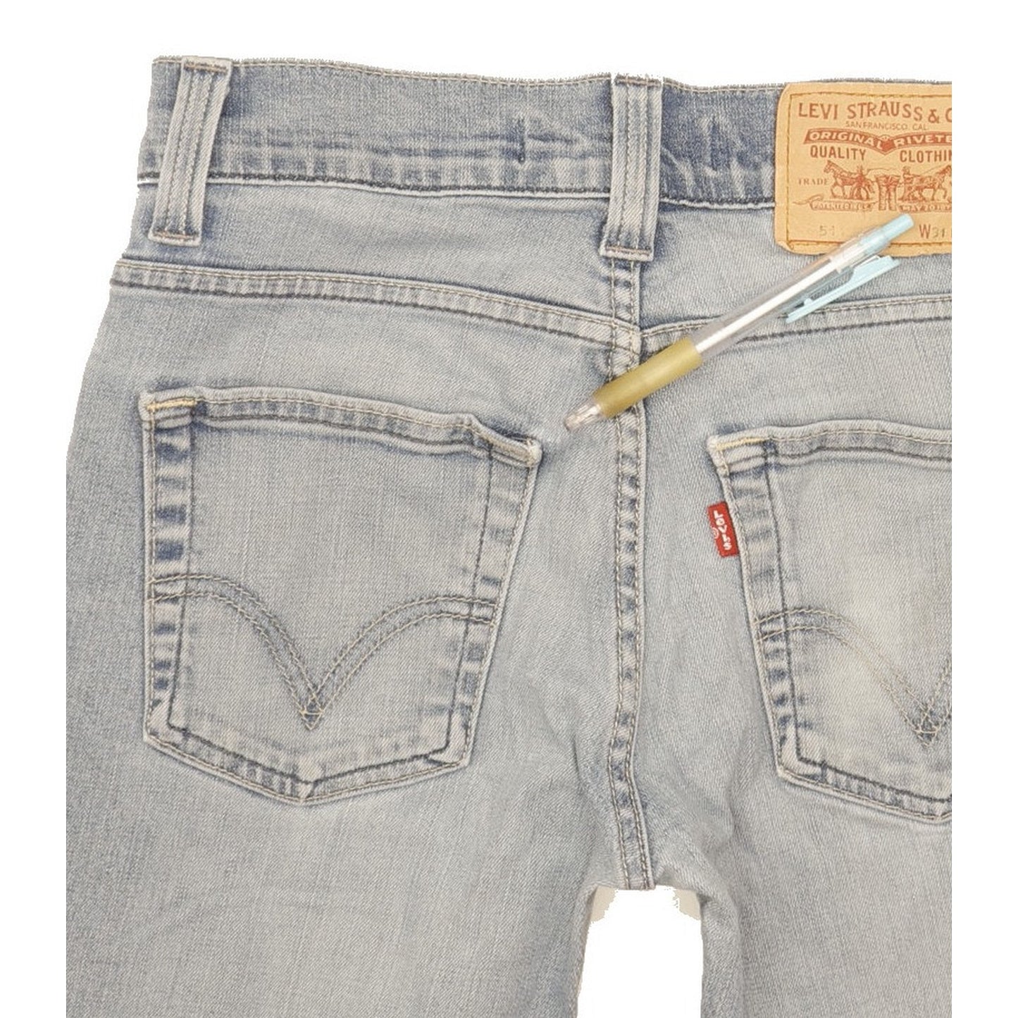 Levi's 511 Men Blue Straight Slim Stretch Jeans W31 L31