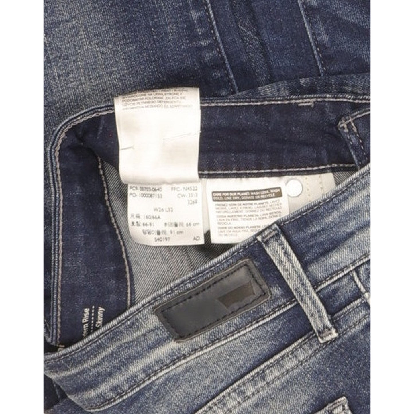 Levi's Demi Curve Women Blue Skinny Slim Stretch Jeans W26 L32