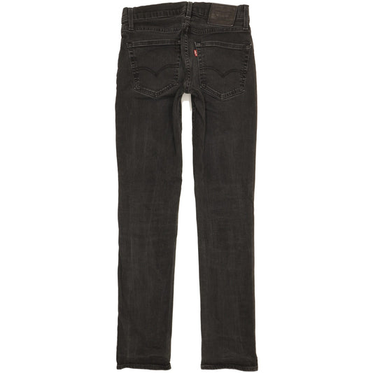 Levi's 511 Men Black Straight Slim Stretch Jeans W30 L32