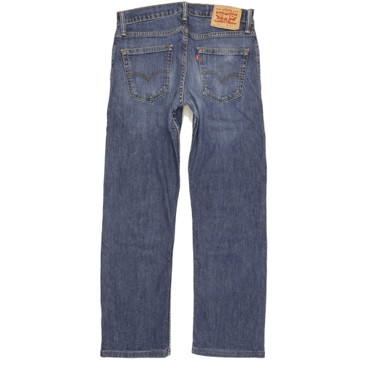 Levi's 514 Men Blue Straight Slim Stretch Jeans W30 L28