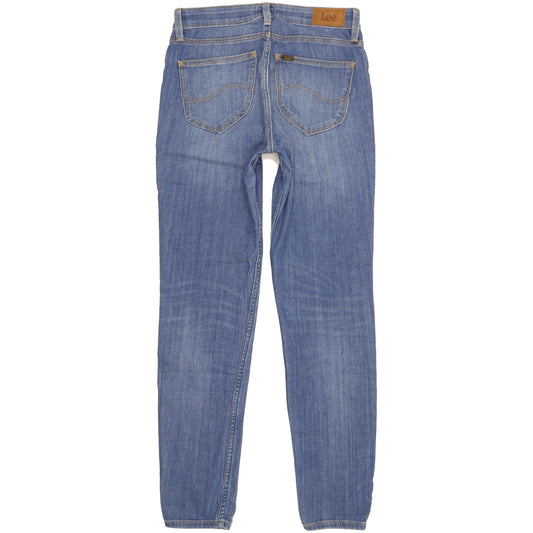 Lee Scartlett Women Blue Skinny Slim Stretch Jeans W27 L29
