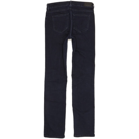 Wrangler Women Navy Straight Slim Stretch Jeans W28 L31