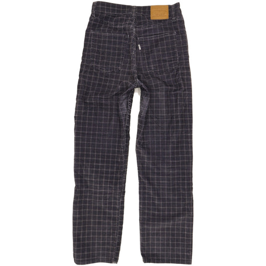 Levi's Ribcage Men Blue Straight Slim Stretch Trousers W26 L29