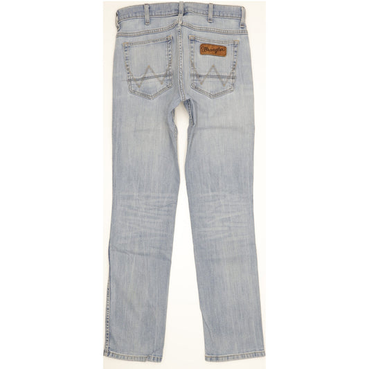 Wrangler Greensboro Men Blue Straight Regular Stretch Jeans W30 L32
