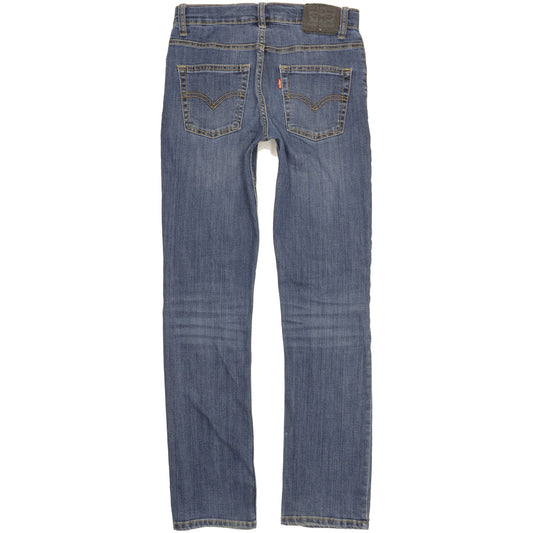 Levi's 511 Kids Blue Straight Slim Stretch Jeans W28 L30