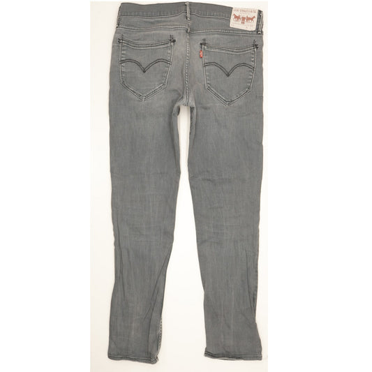 Levi's Men Grey Skinny Slim Stretch Jeans W33 L31