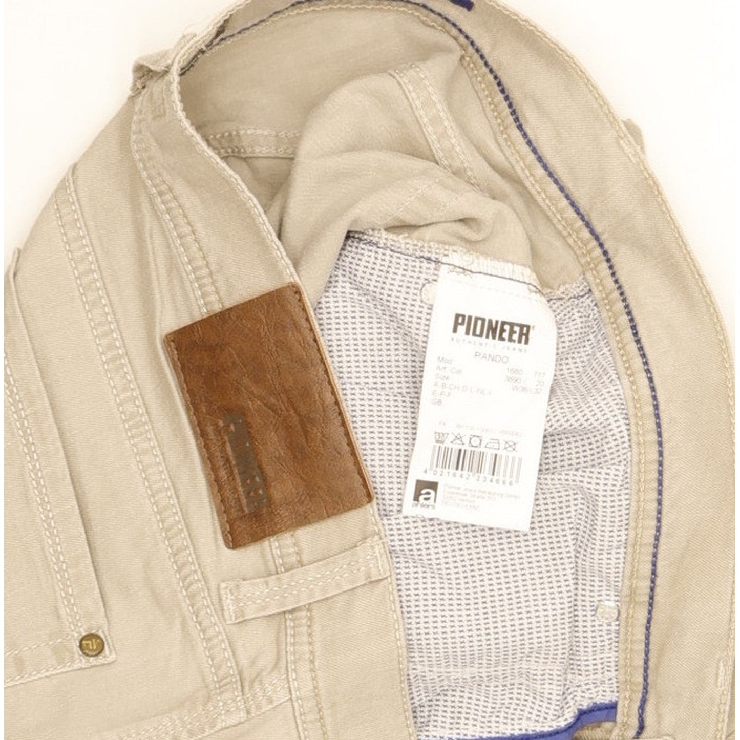 Pioneer Rando Men Grey Straight Regular Stretch Jeans W36 L32