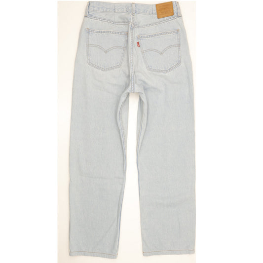 Levi's Blue Straight Loose Jeans High Waisted W28 L28