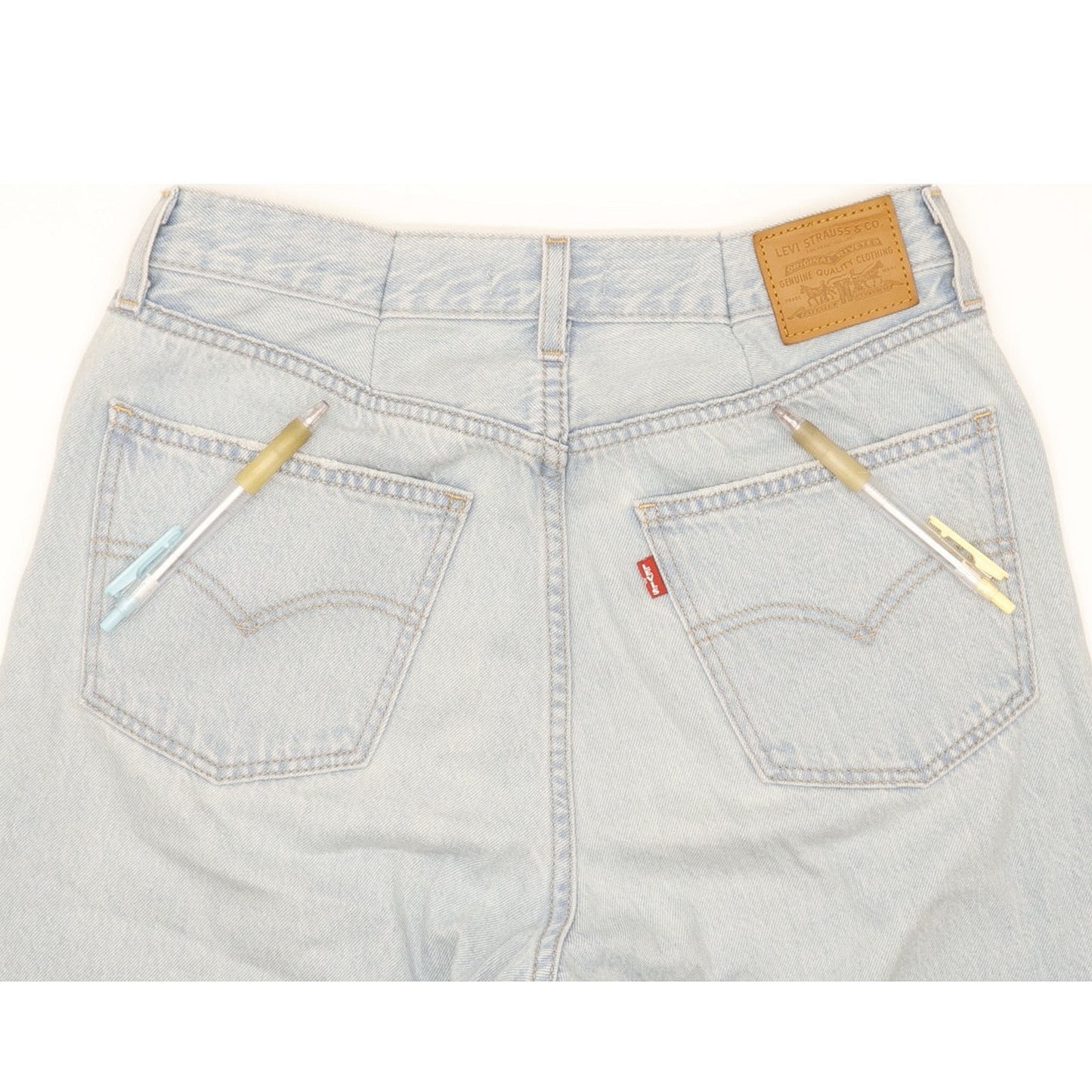 Levi's Blue Straight Loose Jeans High Waisted W28 L28