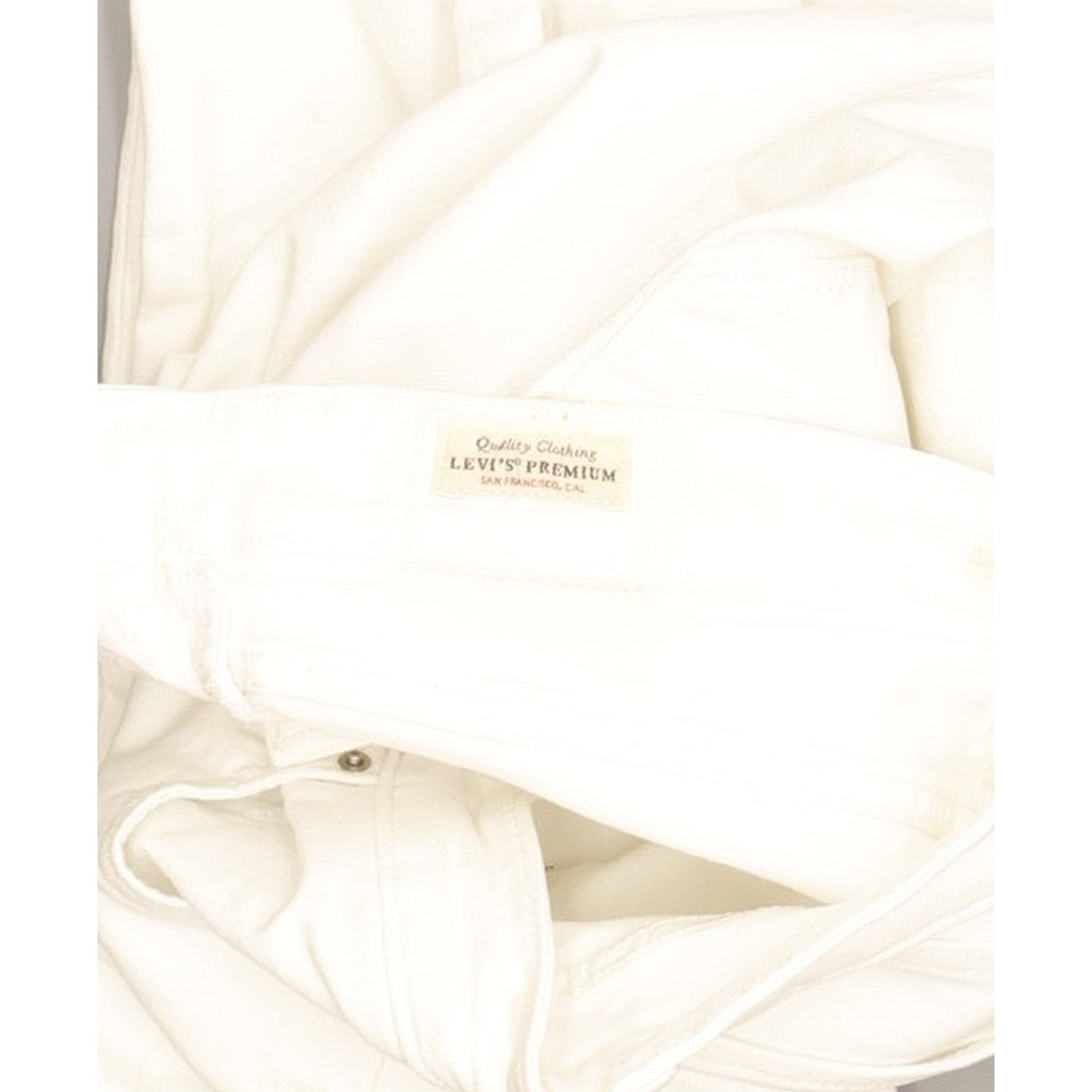 Levi's 721 Women White Skinny Slim Stretch Jeans W28 L28