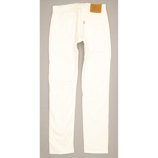 Levi's 511 Men White Straight Slim Stretch Jeans W31 L33