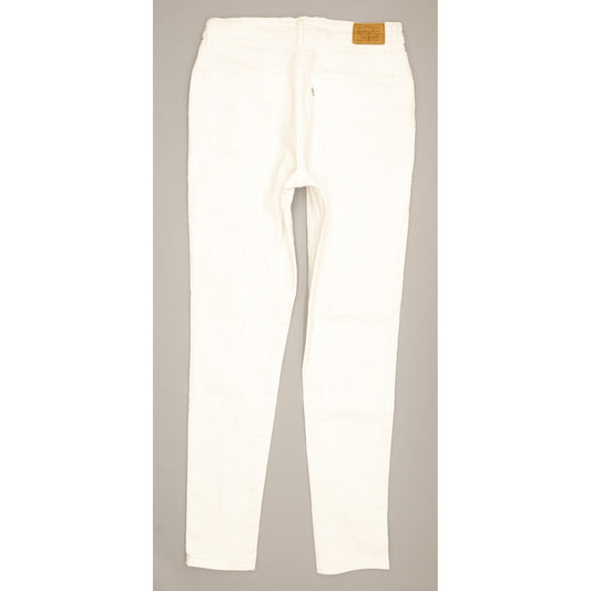 Levi's 721 White Skinny Slim Stretch Jeans High Waisted W30 L31