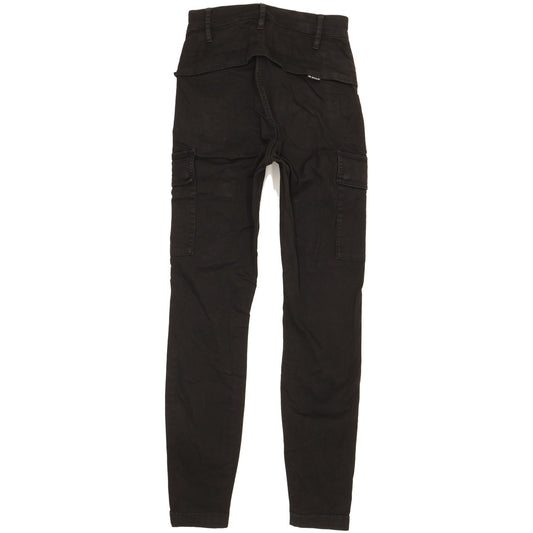 G-Star Cargo Black Skinny Slim Stretch Jeans High Waisted W25 L30