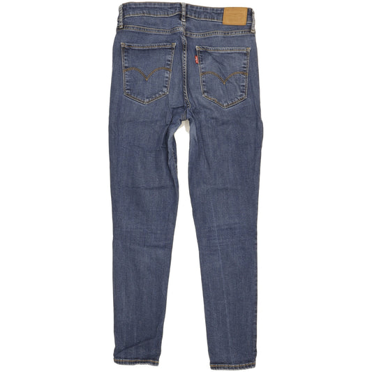 Levi's 721 Blue Skinny Slim Stretch Jeans High Waisted W29 L28