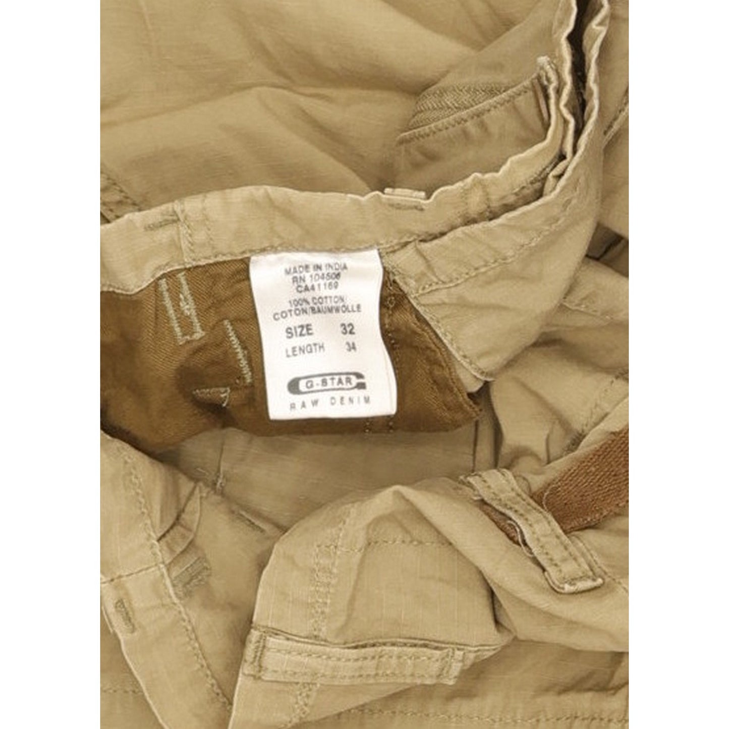 G-Star Conserver Men Green Straight Regular Jeans W32 L34