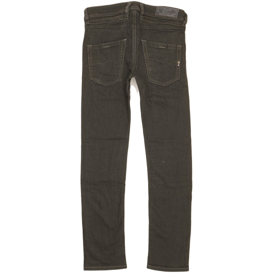 Diesel Belther Men Black Tapered Slim Stretch Jeans W27 L29