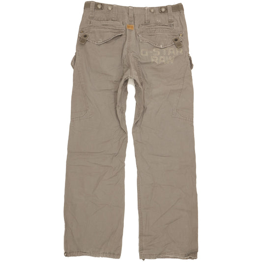 G-Star Men Grey Straight Regular Jeans W33 L34