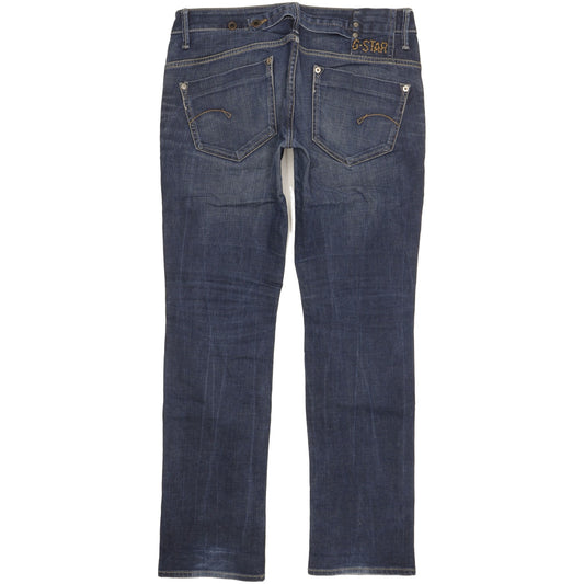 G-Star Midge Women Blue Straight Slim Stretch Jeans W31 L31