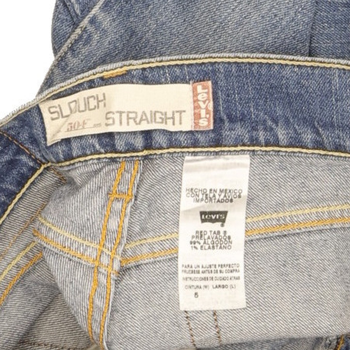 Levi's 504 Women Blue Straight Slim Stretch Jeans W28 L30