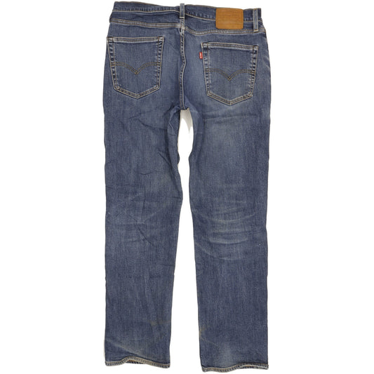 Levi's 514 Men Blue Straight Slim Stretch Jeans W33 L31