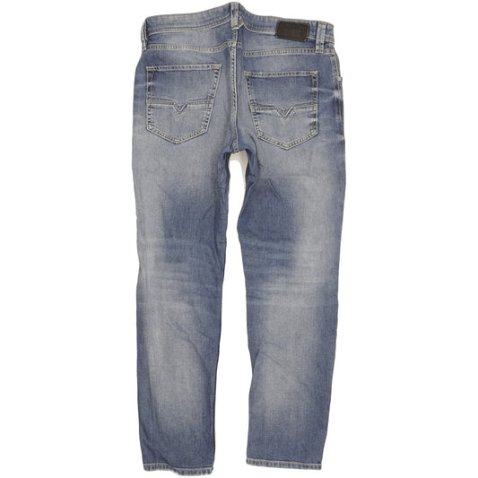 Diesel Larkee-Beex Men Blue Tapered Regular Stretch Jeans W32 L30