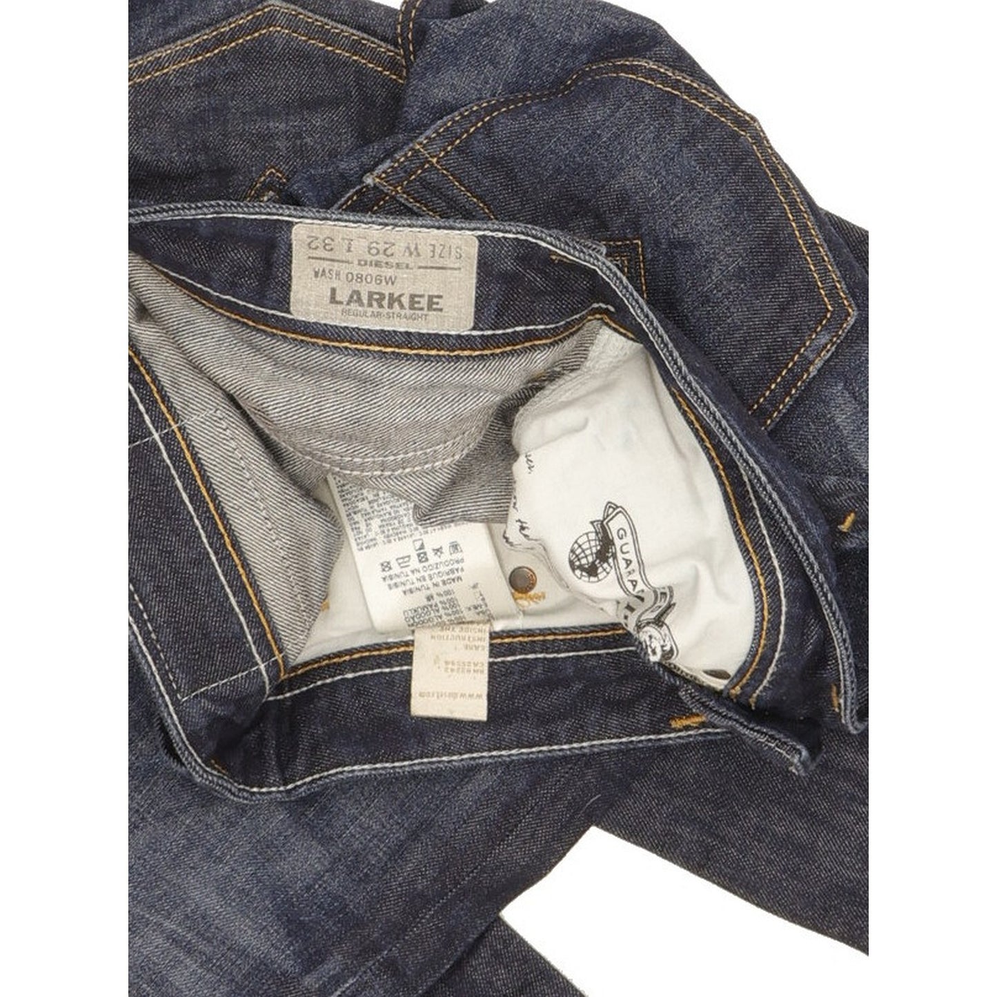 Diesel Larkee Men Blue Straight Regular Jeans W29 L32