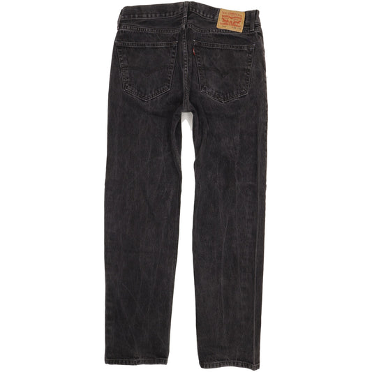 Levi's 505 Men Black Straight Regular Jeans W36 L33