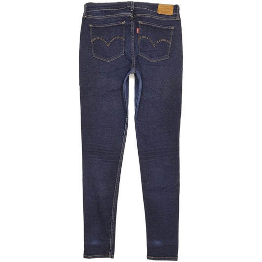 Levi's 710 Super Women Blue Skinny Slim Stretch Jeans W30 L29