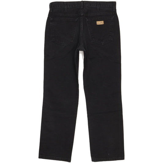 Wrangler Texas Men Black Straight Regular Jeans W33 L29