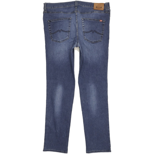 Mustang Tramper Men Blue Tapered Regular Stretch Jeans W38 L32