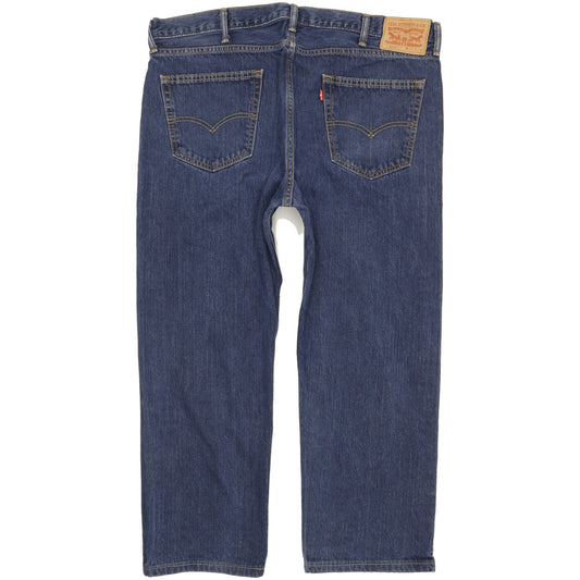Levi's 504 Men Blue Straight Regular Stretch Jeans W40 L27