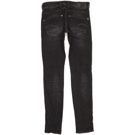 G-Star Revend Men Black Skinny Slim Stretch Jeans W29 L34