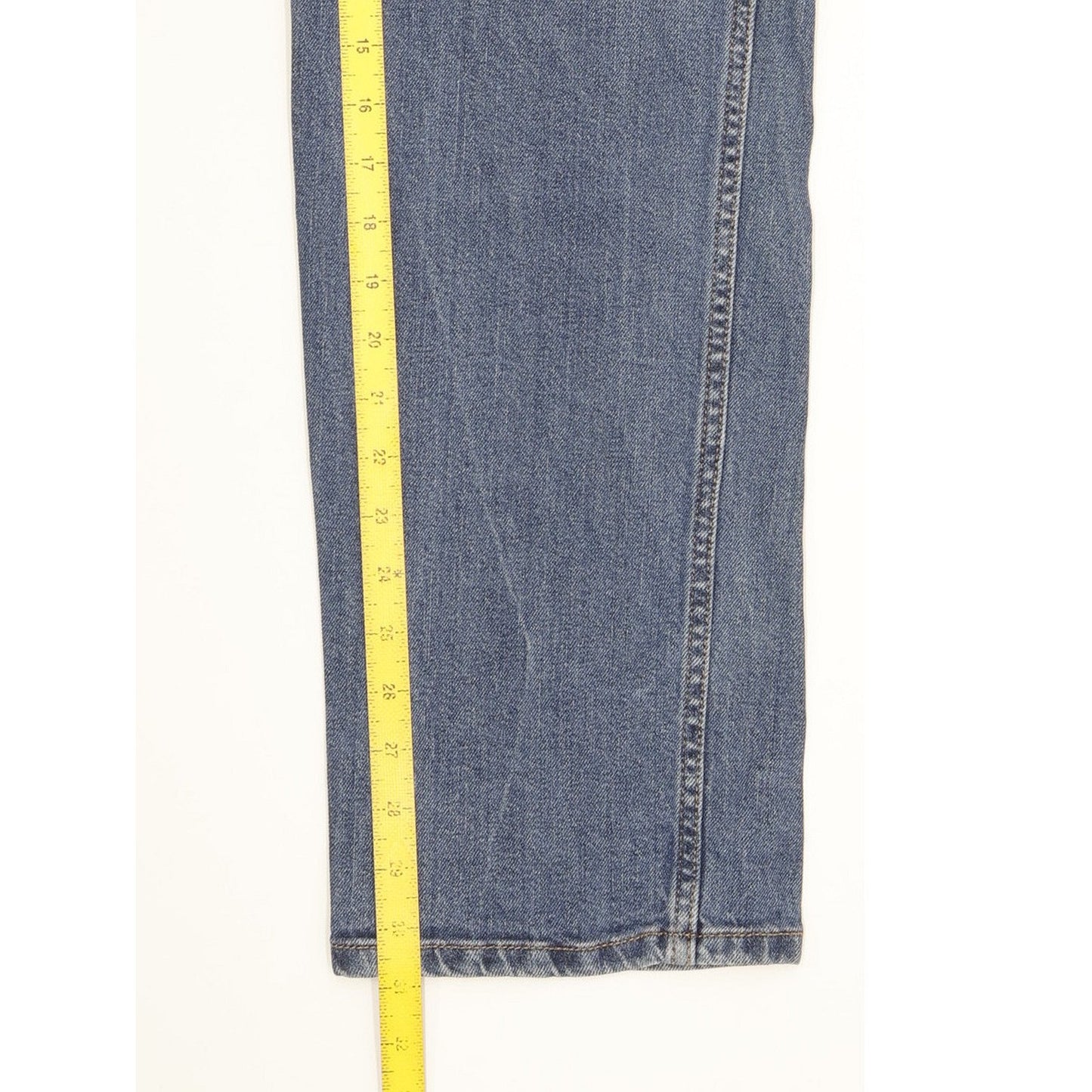 Wrangler Durable Quality Men Blue Straight Regular Stretch Jeans W34 L31